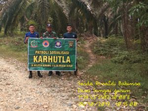 Serda Rinaldi Gelar Patroli Karhutla
