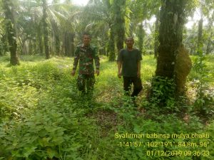 Babinsa Koramil 06/Muara Bungo Gelar Patroli Karhutla