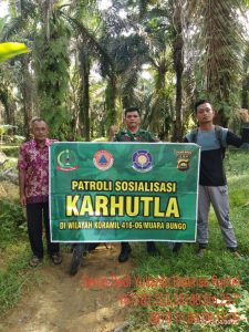 Serda Dedi Yulianto Gelar Patroli Karhutla