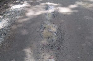 Pengerasan Jalan Desa Wanereja Diduga Asal Jadi