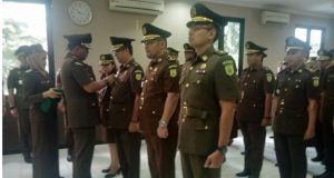 Kejari Yudi Triadi, Lantik Sejumlah Kasinya di Kota Depok