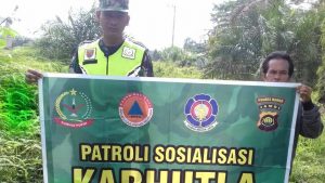 Babinsa Serda Afrian Gencar Patroli Karhutla