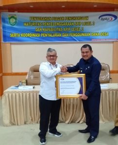 Bungo Terima Penghargaan SPIP level 3 dari BPKP Jambi