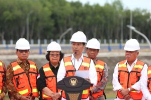 Presiden Jokowi, Resmikan TPA Regional Banjarbakula