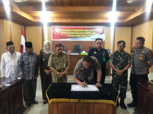 Polres Bungo Tandatangani Zona Integritas WBK dan WBBM