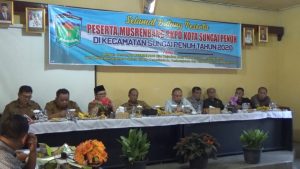 Pimpinan dan Anggota DPRD Kota Sungai Penuh Hadiri Musrenbang Kecamatan