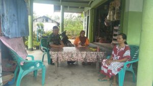 Dekat Dengan Rakyat, Danramil 01/Rantau Pandan Gencar Turun ke Dusun
