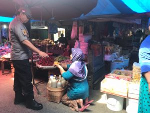 Kapolres Bungo Blusukan ke Pasar Bungur
