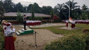 Jadi Pembina Upacara, Ini Pesan Brigpol Renggo