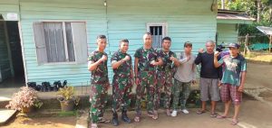 Samsuri Senang, Satgas TMMD Kodim Bute Nginap di Rumahnya