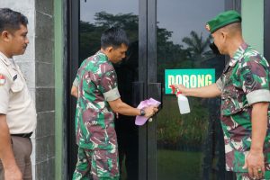 Cegah Virus Corana Kodim 0416/Bute Lakukan Bersih-Bersih