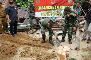 Bangun RTLH Kedua, Satgas TMMD Kodim 0416/Bute Mulai Bergerak