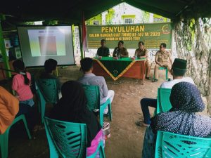 Tim Kesehatan TMMD, Beri Penyuhan Kesehatan Kepada Warga