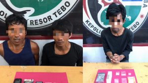 Tiga Badar Sabu di Tebo Tak Berkutik Diringkus Polisi