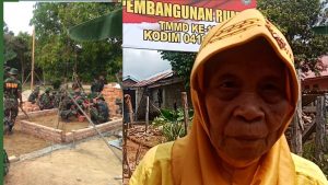 Rumahnya Dibangun, Ini Ungkapan Warga di Lokasi TMMD Kodim 0416 Bute
