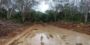 Titik Terparah, Satgas Sulap Jalan Berlumpur Menjadi Bagus