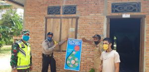 Dampingi Pemdus Suka Jaya, Bripka Erpan Boy Ikut Sosialisasi Cegah Corona