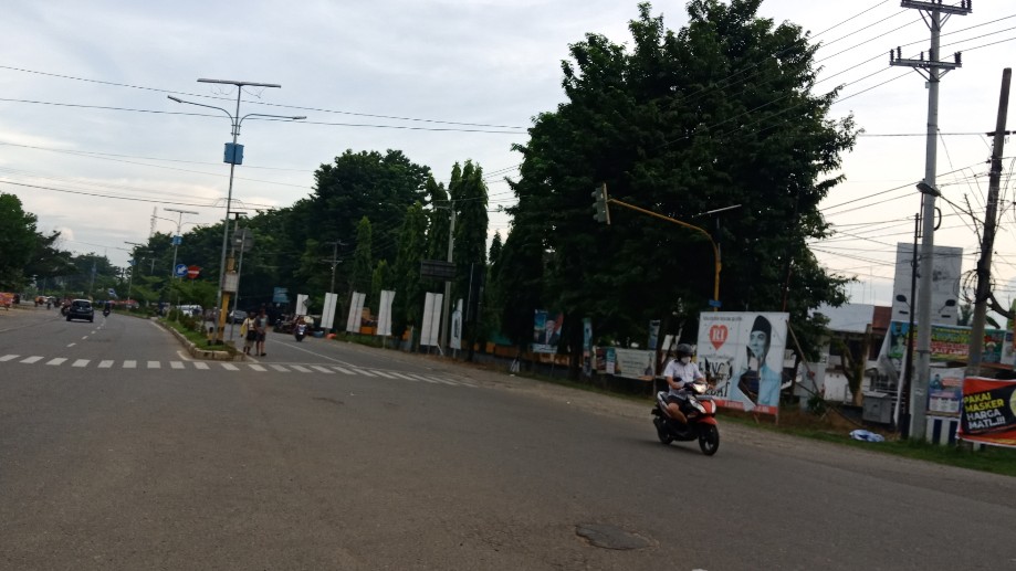 Lebaran Ketiga, Ruas Jalan di Muara Bungo Terlihat Sepi