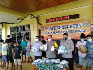Sebulan, Polres Bungo Ungkap 13 Kasus Narkoba