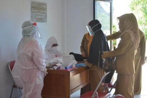 Pemkab Tebo Gelar Rapid Test, Kepada Para ASN
