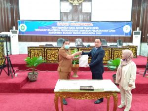 DPRD Bungo Setujui Ranperda APBD Tahun 2019 Menjadi Perda