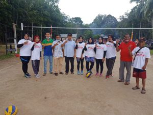 Tim Cantik CE-RATU, Ramaikan Event Bola Volly di Sungai Tembang