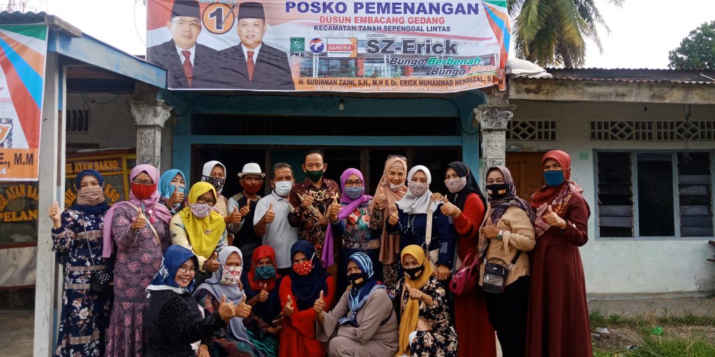 Emak-emak dan Mantan Rio Dusun Embacang Gedang Bersatu Menangkan SZ-Erick
