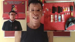 Sedang Pesta Sabu, Dua Warga Bungo Diciduk Polisi