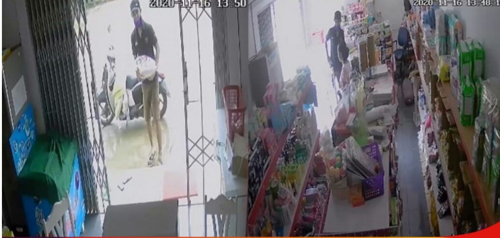 Aksi Penipuan Beras di Toko Sembako Tirta Kencana, Pelaku Terekam CCTV