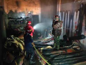 Satu Ruko dan Dua Unit Motor Hangus Terbakar