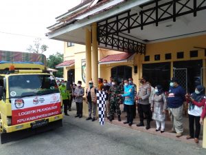 Wabup Bungo Lepas Pendistribusian Logistik Pilkada 2020