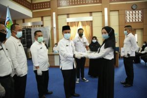 Sekda Alpian Serahkan SK 158 CPNS
