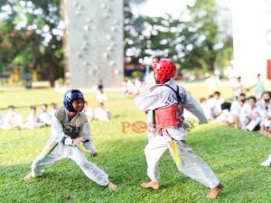 Tingkatkan Kepercayaan Atlet, Taekwondo Bungo Gelar Sparring Partner