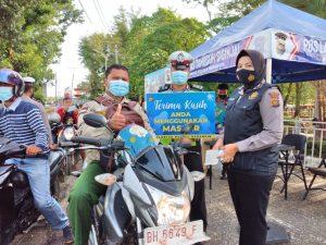 Satlantas Polres Merangin Lakukan Giat Bersama Srikandi Squad 01
