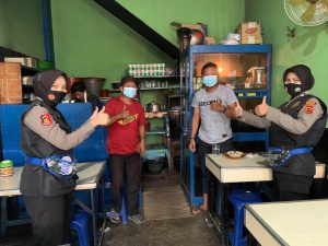 Tim 3 Srikandi Squad-01 Polres Merangin Kembali Beri Himbauan Prokes