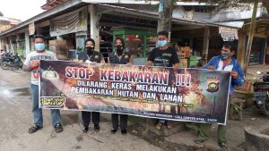 Tim Srikandi Squad Polres Merangin Himbau Warga Cegah Karhutla