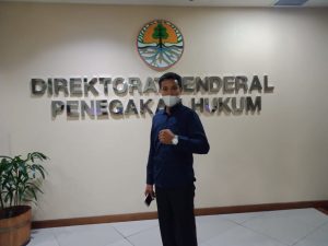 RLH Resmi Laporkan Koperasi CKB dan LPHD Kota Kandis Dendang ke Ditjen Gakkum LHK RI