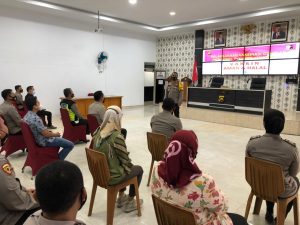 Jajaran Polres Merangin Disuntik Vaksin