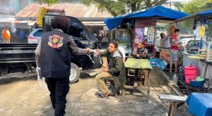 Tim Srikandi Squad Polres Merangin Terus Ingatkan Warga Terkait Prokes