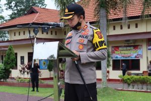 Tolak Paham Radikal dan Terorisme, Polres Sarolangun Gelar Apel Bersama