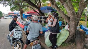 Meski Sedang Puasa, Tim Srikandi Beri Himbauan Prokes