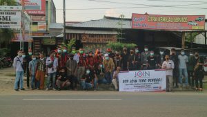 Merajut Kebersamaan JOIN Tebo, ORIK, Ormas PP dan Komunitas Motor Bagi-bagi Takjil