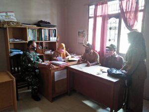 Tak Kasih Kendor, Koramil 416-07/RB Gencar Sosialisasi Cegah Covid-19