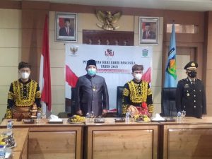 Ketua DPRD Kota Sungai Penuh Ikuti Peringatan Hari Lahir Pancasila Secara Virtual