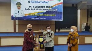 Terima Kunjungan Pj Gubernur Jambi,Wako AJB Paparkan Penanganan Covid – 19
