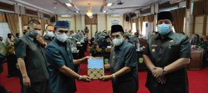 Dewan Terima Ranperda Pertanggungjawaban APBD Kota Sungai Penuh Tahun 2020