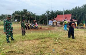 Jelang Pembukaan TMMD, Kapten Inf Ali Usman Gandeng Kades Siapkan Sarana Pendukung