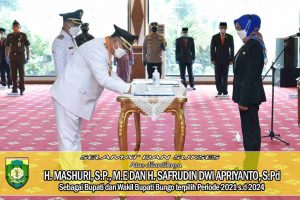 Bupati dan Wabup Bungo Terpilih Resmi Dilantik