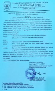 Berantas Perjudian Game Online, Setwan DPRD Sarolangun Keluarkan Intruksi