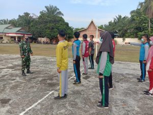 Di Tengah Pandemi, Sertu Rex Harmodi Seleksi Peserta Paskibra HUT RI Ke 76